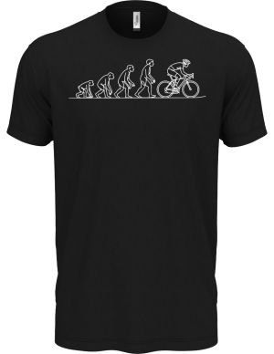 Evoluce cyklista, bílý tisk