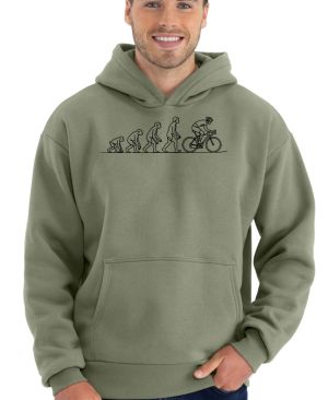 Evoluce cyklista, černý tisk