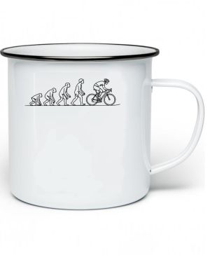 Evoluce cyklista, černý tisk