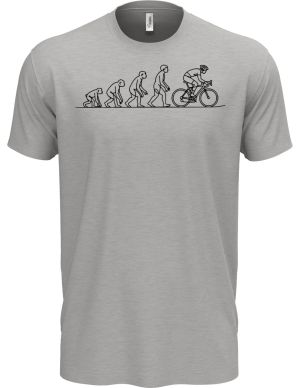 Evoluce cyklista, černý tisk