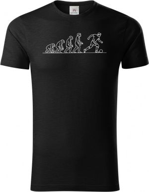 Evoluce fotbalista, bílý tisk