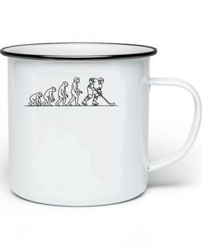 Evoluce hokejista, černý tisk