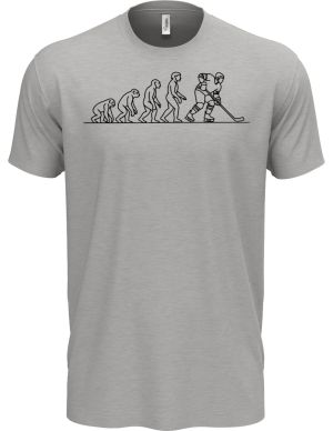 Evoluce hokejista, černý tisk