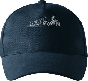 Evoluce motocross, bílý tisk