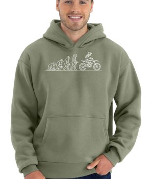 Evoluce motocross, bílý tisk