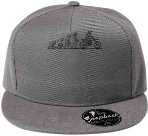 Evoluce motocross, černý tisk