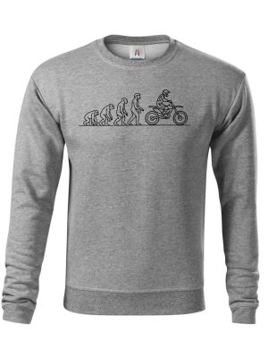 Evoluce motocross, černý tisk