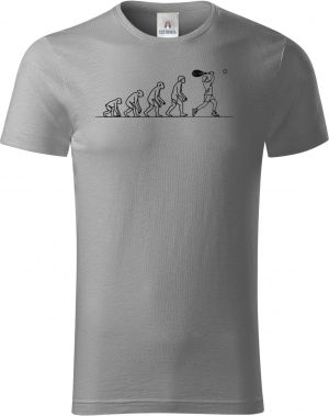 Evoluce tenis, černý tisk