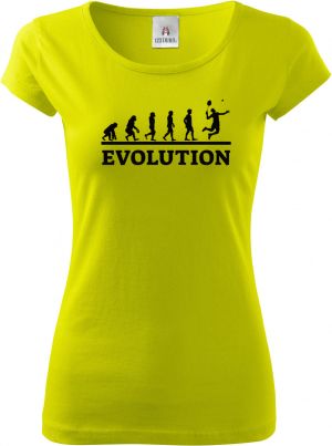 Evolution badminton, černý tisk