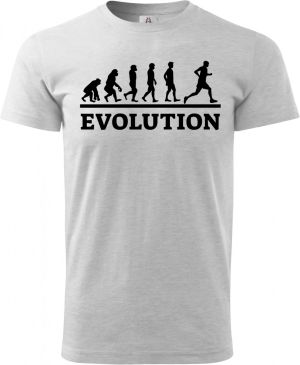 Evolution běh, černý tisk