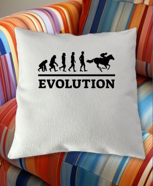 Evolution jízda na koni, černý tisk