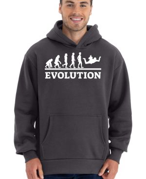 Evolution parašutismus, bílý tisk