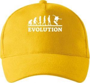 Evolution skateboarding, bílý tisk