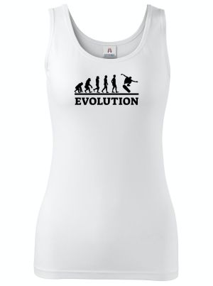 Evolution skateboarding, černý tisk