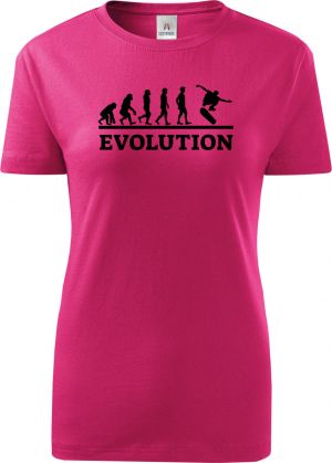 Evolution skateboarding, černý tisk