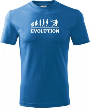 Evolution tenis, bílý tisk