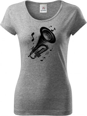 Fanfára osudu, trumpeta, černý tisk