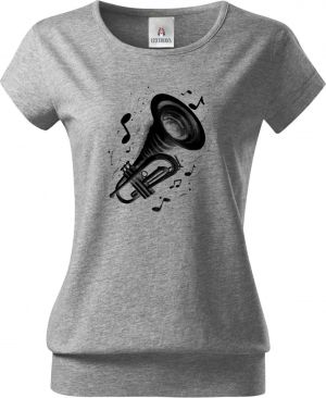 Fanfára osudu, trumpeta, černý tisk