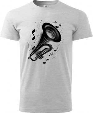 Fanfára osudu, trumpeta, černý tisk