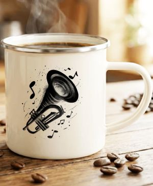 Fanfára osudu, trumpeta, černý tisk