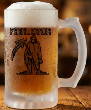 Fatal error, černý tisk