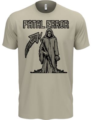 Fatal error, černý tisk