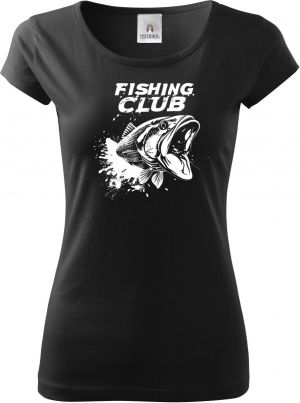 Fishing club, bílý potisk