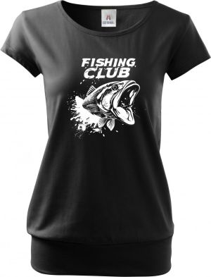 Fishing club, bílý potisk