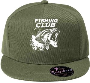 Fishing club, bílý potisk