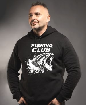 Fishing club, bílý potisk