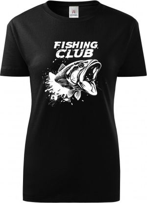 Fishing club, bílý potisk