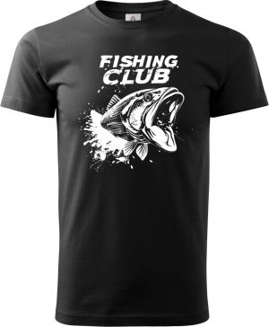 Fishing club, bílý potisk