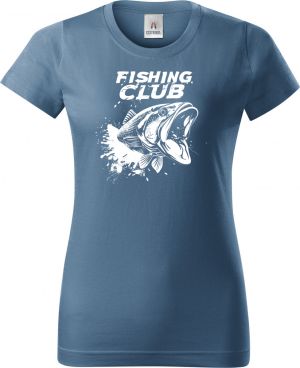 Fishing club, bílý potisk
