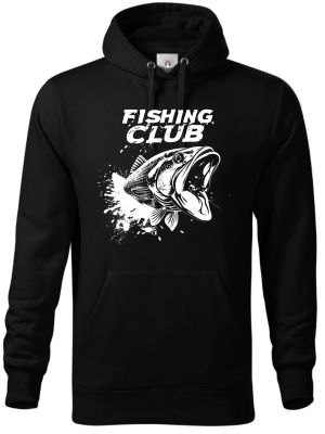 Fishing club, bílý potisk