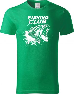 Fishing club, bílý potisk