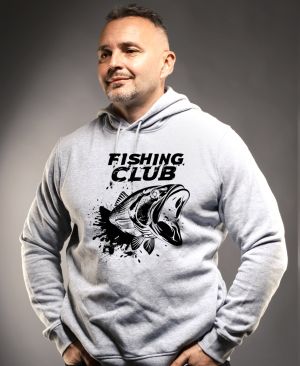 Fishing club, černý potisk
