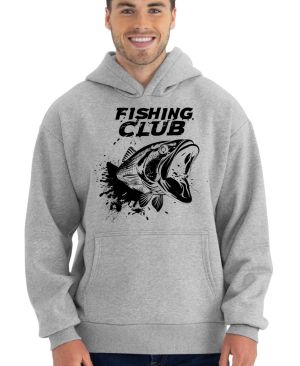 Fishing club, černý potisk