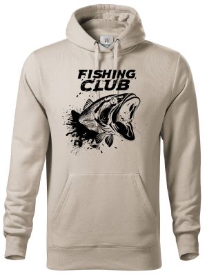 Fishing club, černý potisk