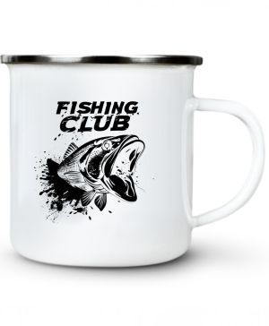 Fishing club, černý potisk