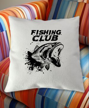 Fishing club, černý potisk