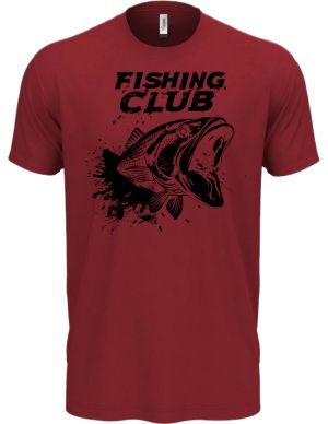 Fishing club, černý potisk