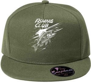Fishing club, V2, bílý potisk