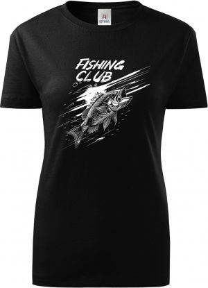 Fishing club, V2, bílý potisk