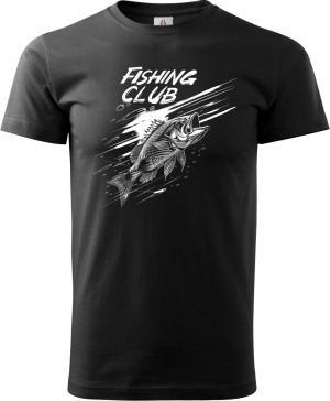 Fishing club, V2, bílý potisk