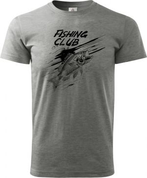 Fishing club, V2, černý potisk