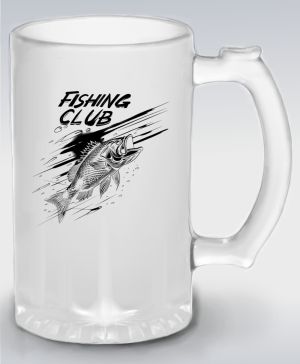 Fishing club, V2, černý potisk
