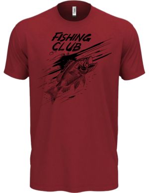 Fishing club, V2, černý potisk