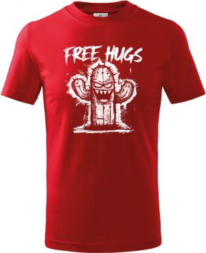 Free hugs, bílý potisk
