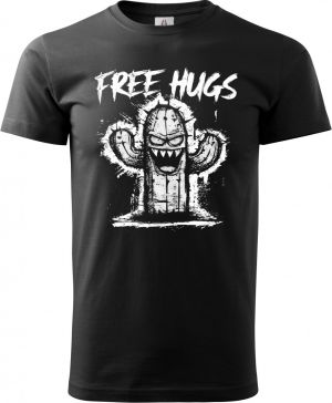Free hugs, bílý potisk