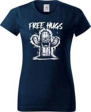 Free hugs, bílý potisk